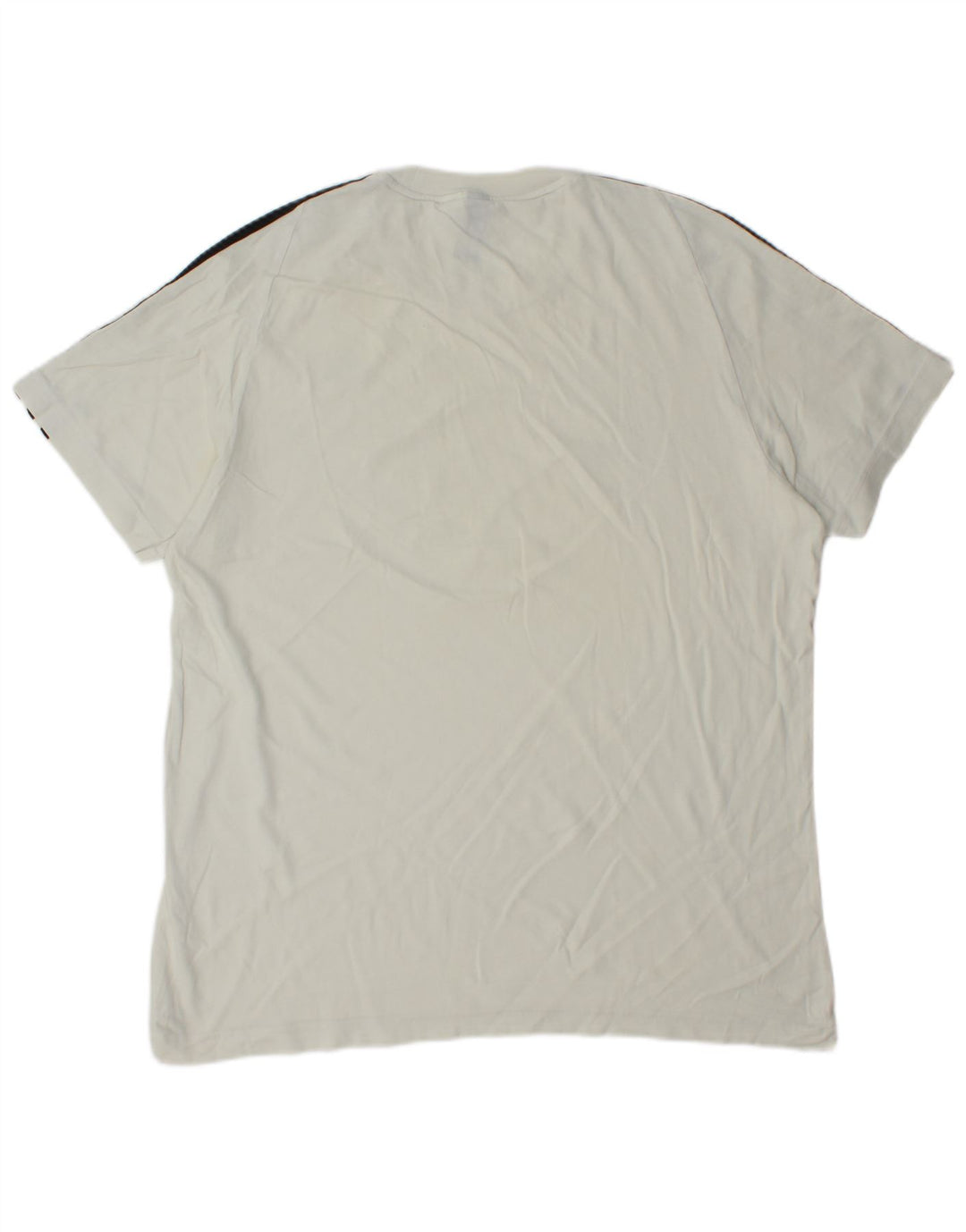ADIDAS T-Shirt Homme Blanc Moyen
