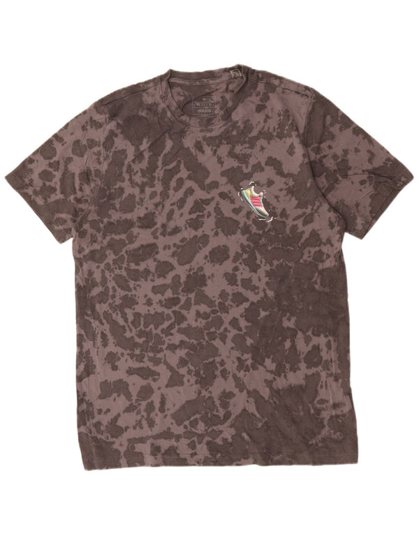 Adidas T-Shirt Homme Gris Moyen Tie Dye Coton