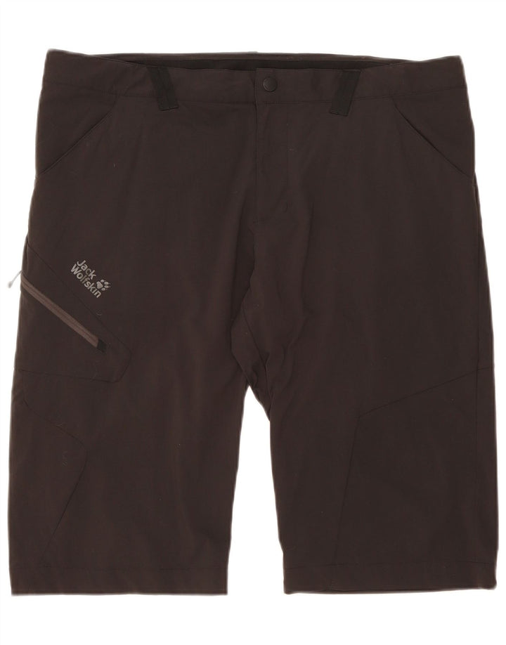 Jack Wolfskin Short Cargo Homme UK 46 XL W40 Noir Polyamide