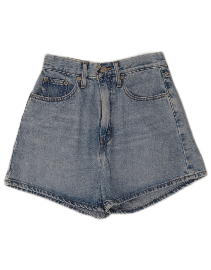 LEVI'S Short en Jean Femme W24 XS Bleu Coton