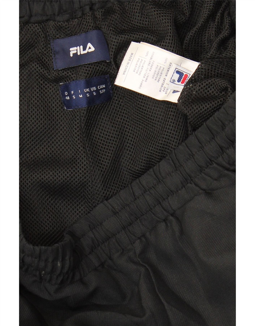 Fila Homme Pantalon De Survêtement Joggers Small Noir Spotted Polyester
