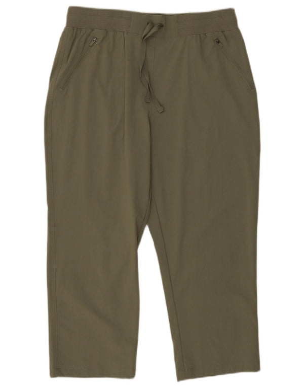 Mountain Warehouse Pantalon Capri Femme UK 12 Medium W30 L21 Kaki