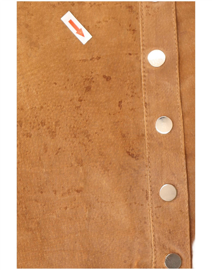 Pimkie Mini-jupe en daim pour femme IT 44 Medium W32 Cuir marron