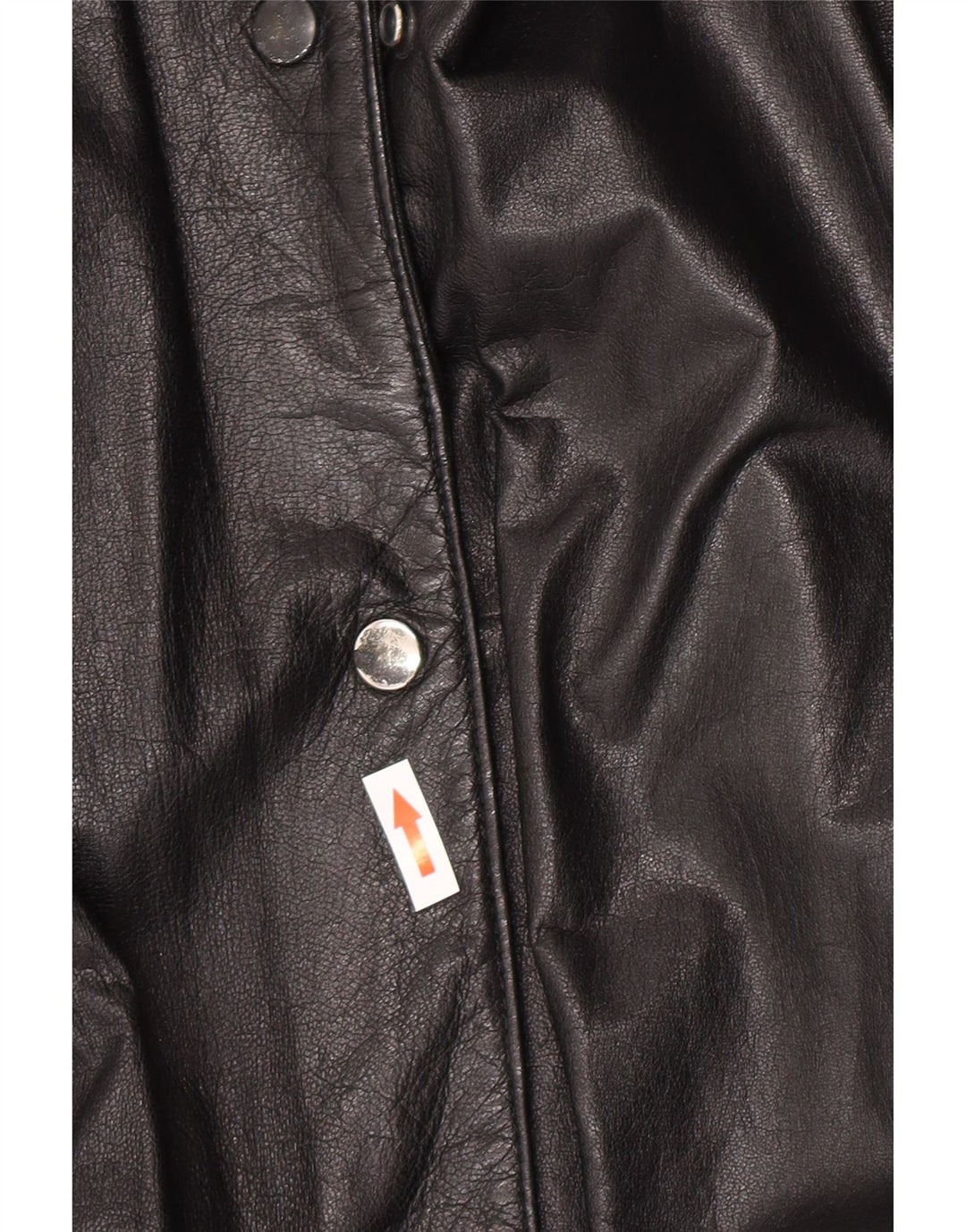 Canda Veste en cuir surdimensionnée pour femme EU 40 Cuir noir moyen