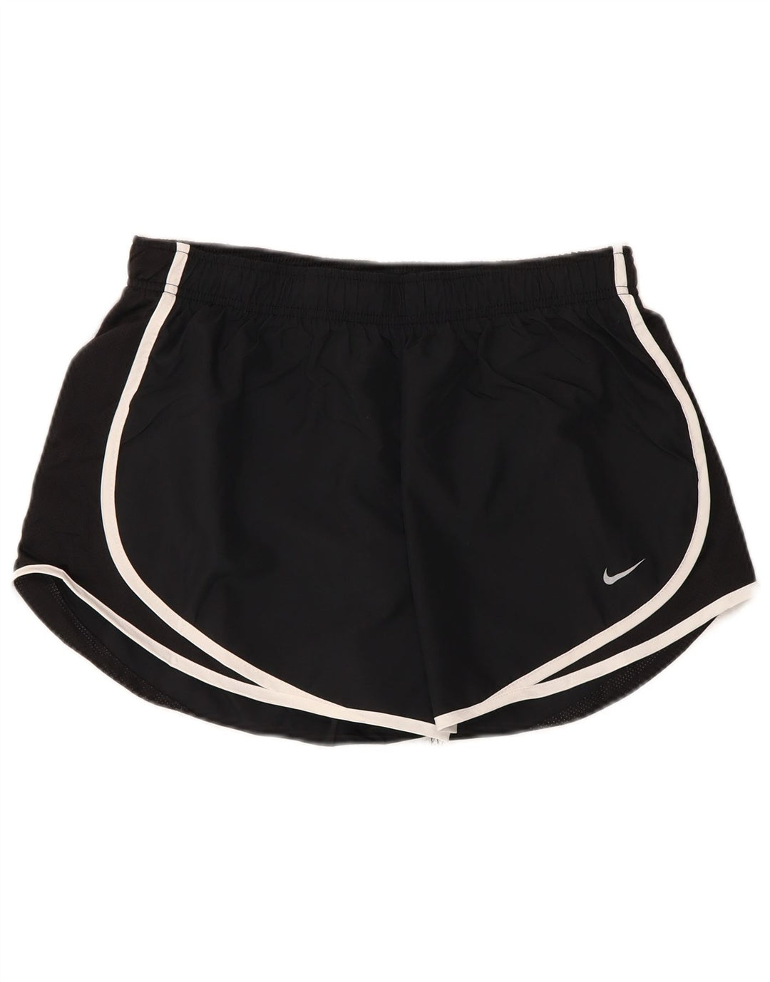 NIKE Short de sport pour femme UK 14 Large Noir Polyester