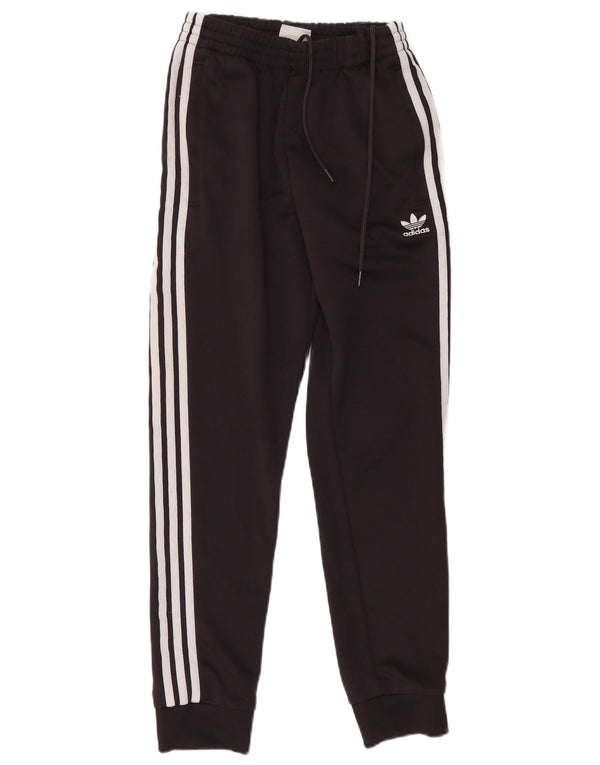 Adidas Pantalon de survêtement pour femme Joggers UK 10 Petit coton noir