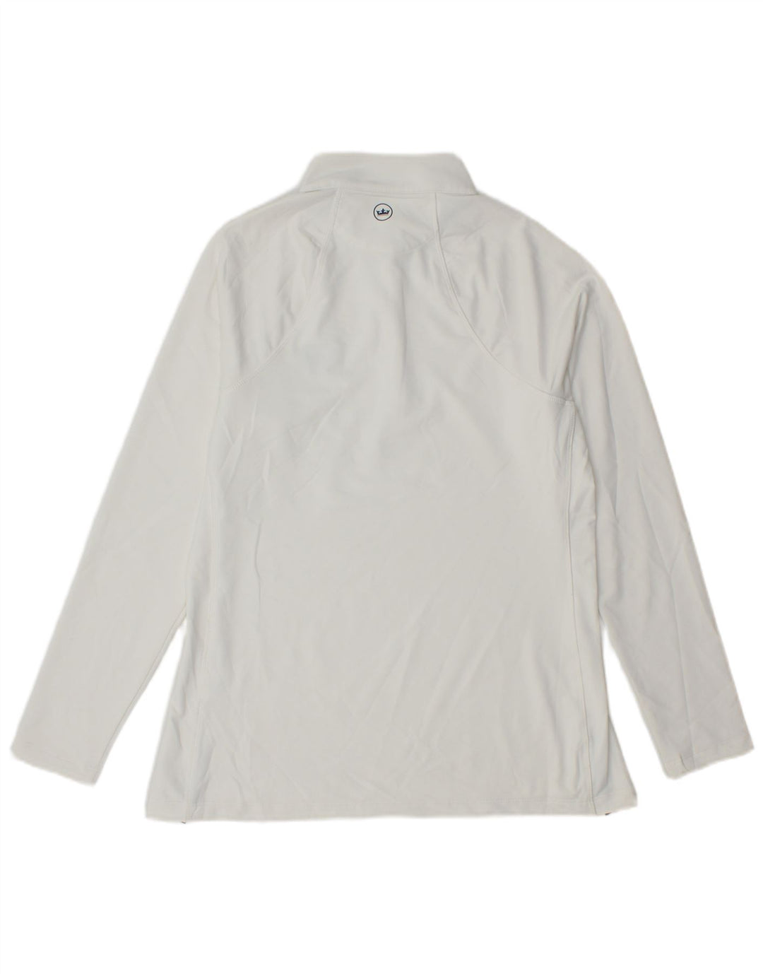 Peter Millar Haut de survêtement à col zippé pour femme Polyester blanc moyen