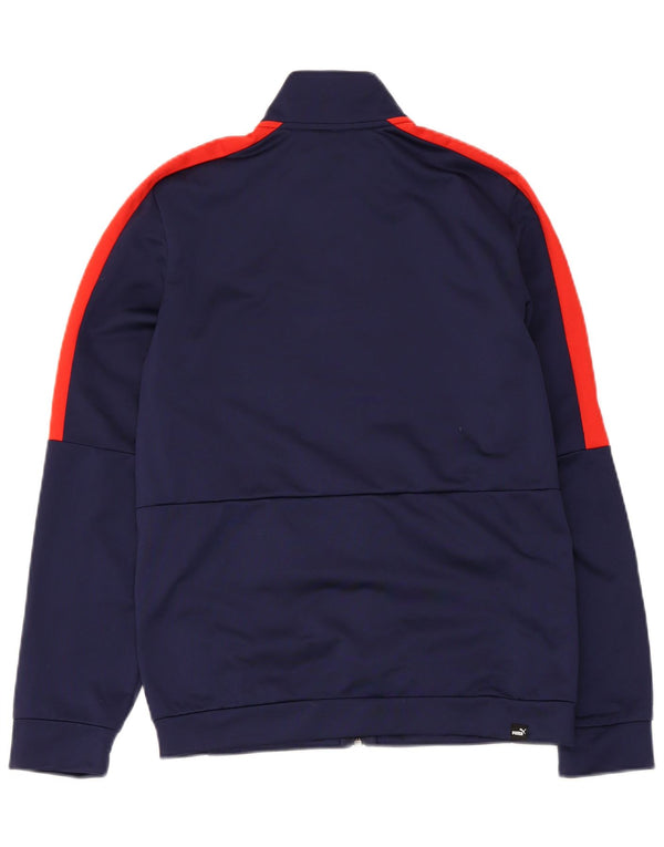 Puma Veste de Survêtement Graphique Garçon 13-14 Ans Bleu Marine Colorblock