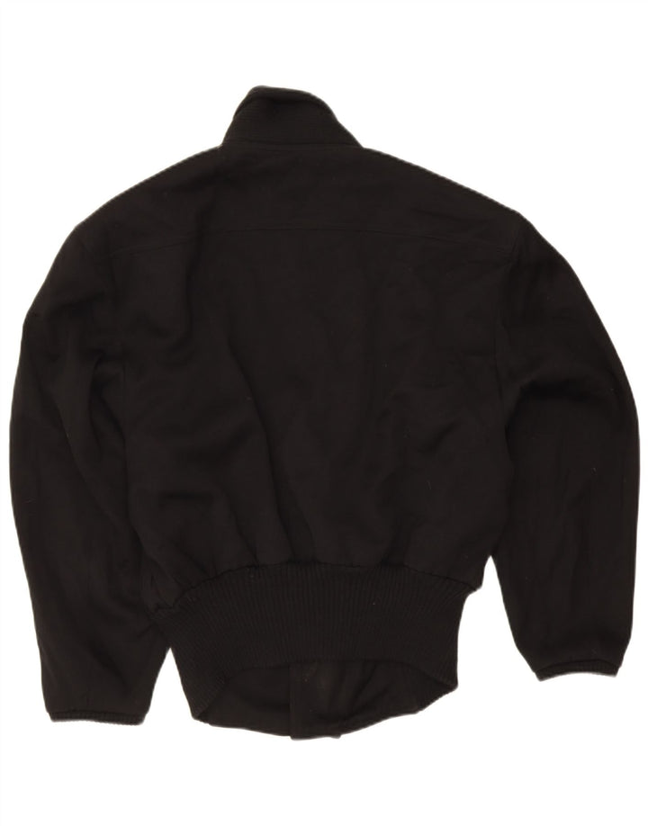 veste bomber surdimensionnée femme vintage UK 18 XL Noir