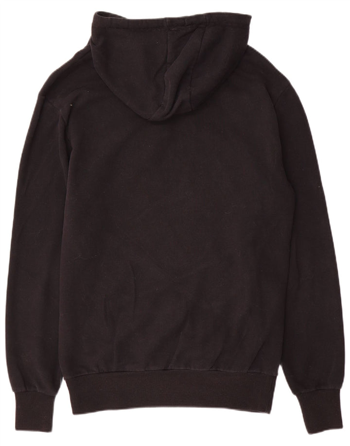 ELLESSE Pull à capuche graphique pour homme en coton noir moyen