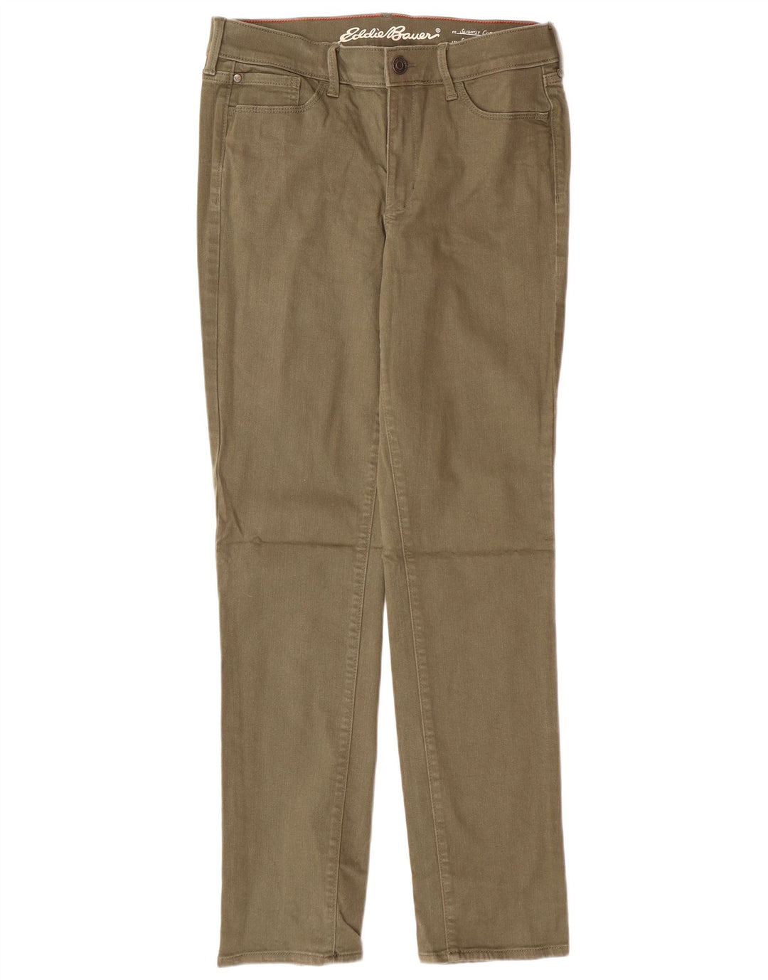 EDDIE BAUER Pantalon décontracté pour femme US 10 Large W32 L30 Kaki