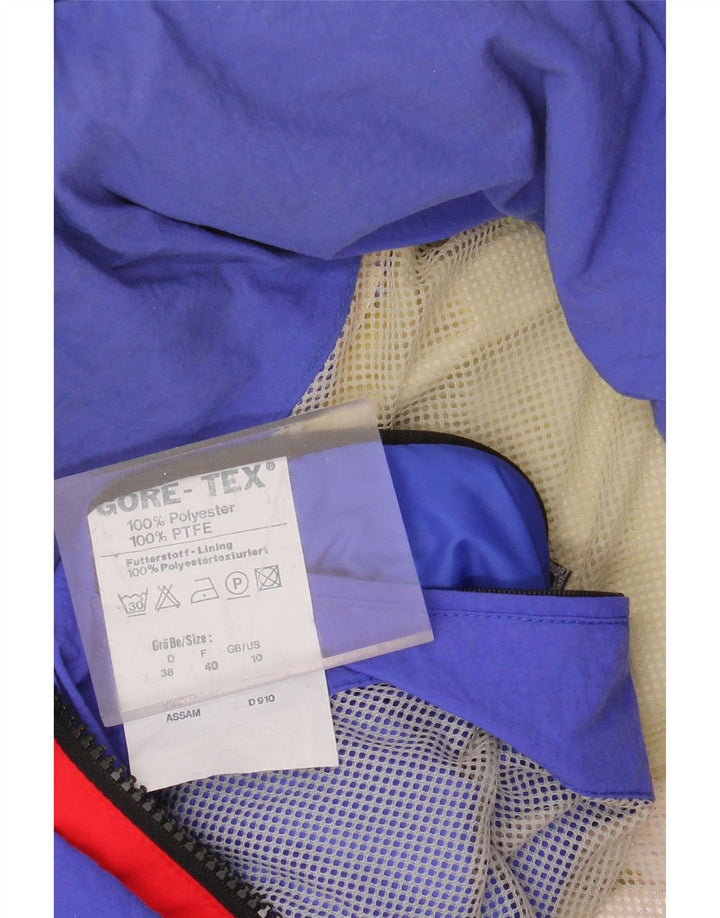 SCHOFFEL Manteau imperméable surdimensionné pour femme UK 10 Petit Rouge Colorblock Polyester