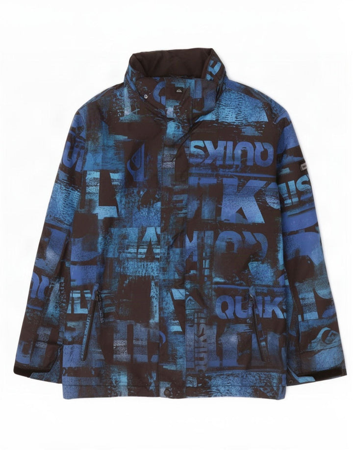 Quiksilver Veste de ski graphique garçon 13-14 ans Bleu Polyester