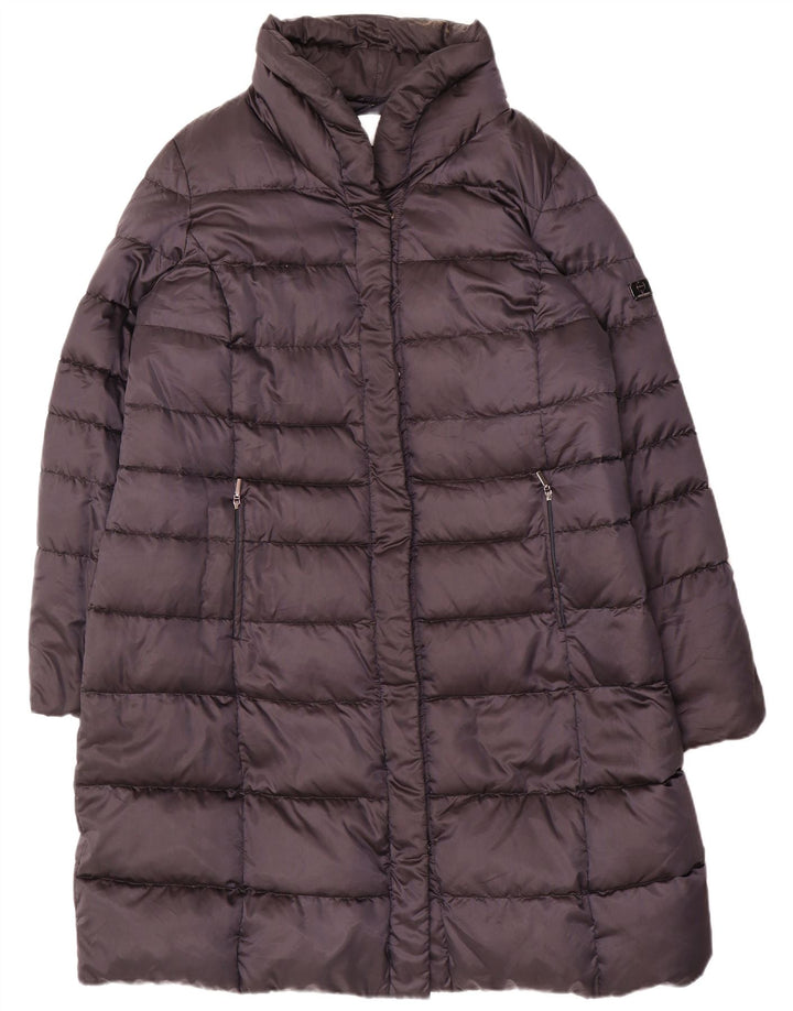 Marina Rinaldi Manteau rembourré Voyage pour femme Taille 21 Nylon bleu marine moyen