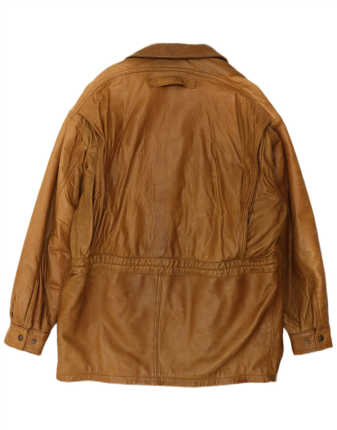 manteau en cuir homme vintage UK 42 XL Cuir Marron