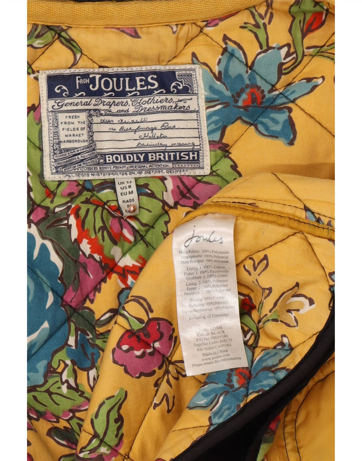 JOULES Veste matelassée pour femme UK 12 Medium Noir Polyamide