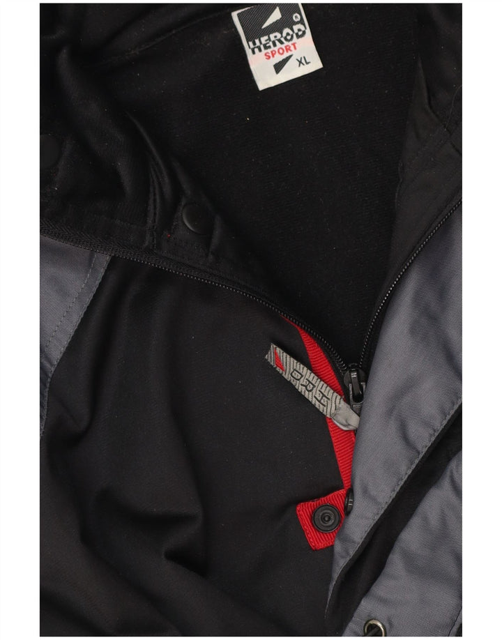 Herod Sport Veste utilitaire pour homme UK 42 XL Noir Colorblock Polyester