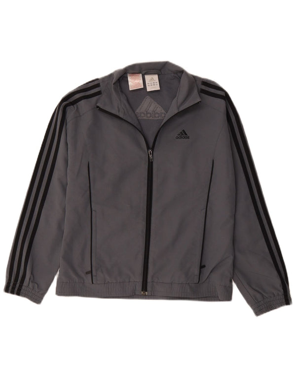 Veste de survêtement Adidas Garçon 11-12 ans Gris Polyester