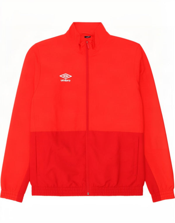 Umbro Veste de Survêtement Homme Rouge Moyen Polyester Colorblock