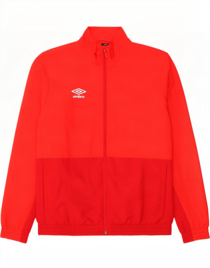 Umbro Veste de Survêtement Homme Rouge Moyen Polyester Colorblock