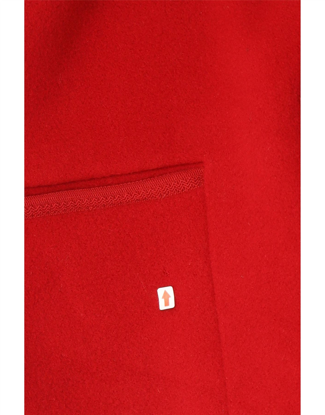 Genny Veste blazer surdimensionnée à 3 boutons pour femme UK 10 Petite laine rouge