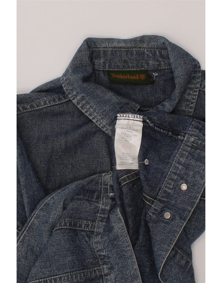 Timberland Veste en jean garçon 7-8 ans Bleu Coton