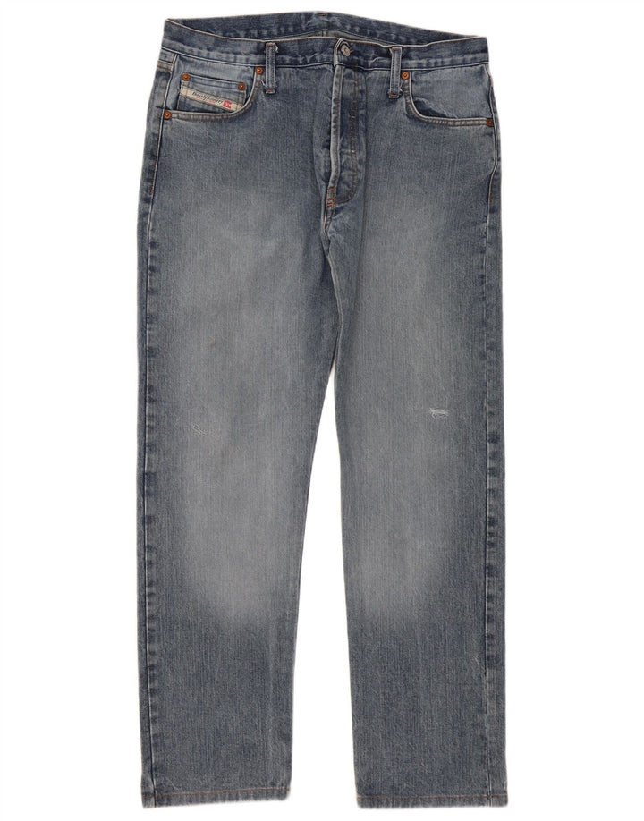 Diesel Jean Droit W31 L31 Bleu Homme