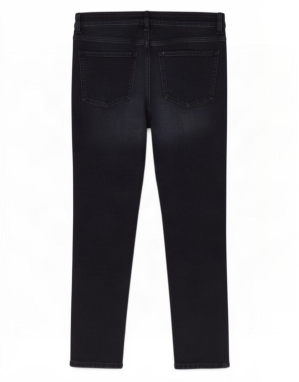 Marks & Spencer Jean slim pour femme UK 14 Large W32 L26 Bleu marine Coton