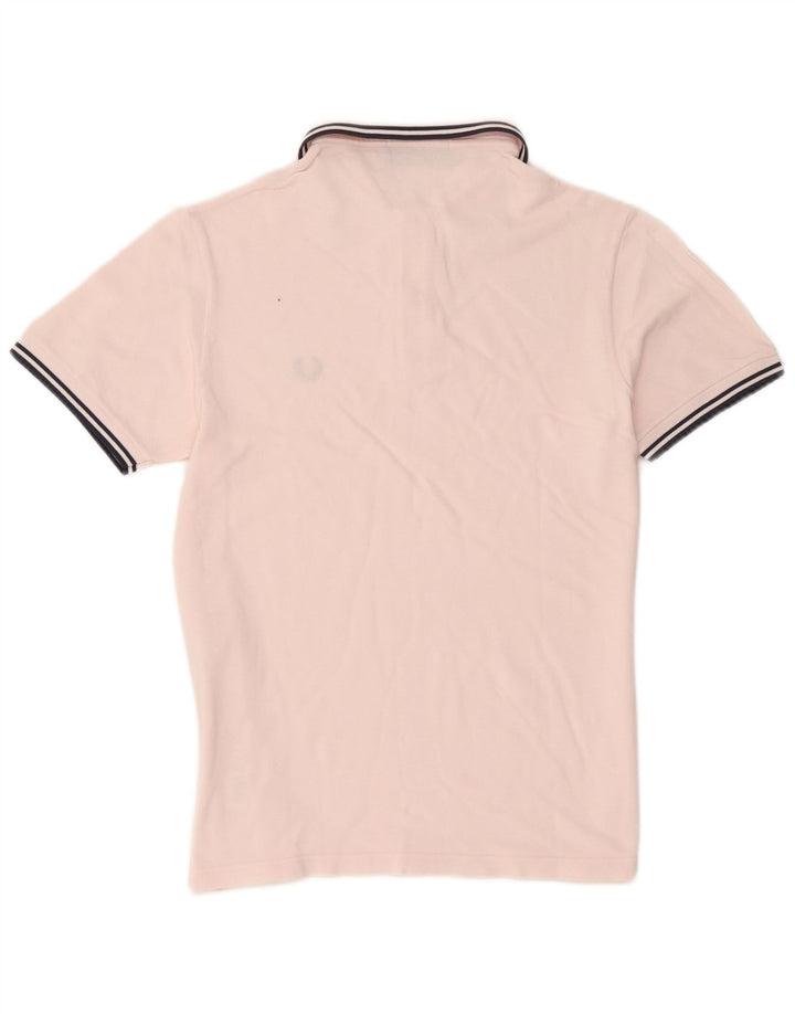 Fred Perry Polo Homme Rose Moyen Rayé Coton