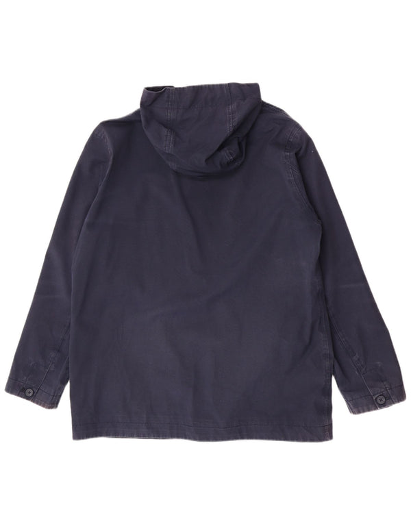 Seasalt Cornwall Veste utilitaire à capuche pour homme UK 38 Bleu marine moyen Coton