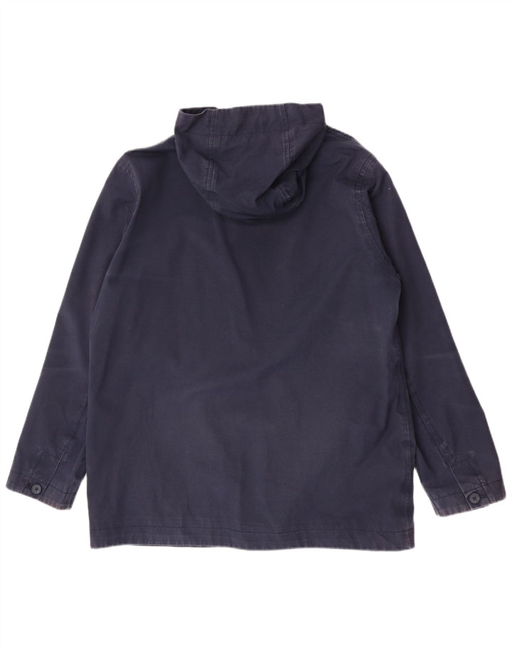 Seasalt Cornwall Veste utilitaire à capuche pour homme UK 38 Bleu marine moyen Coton