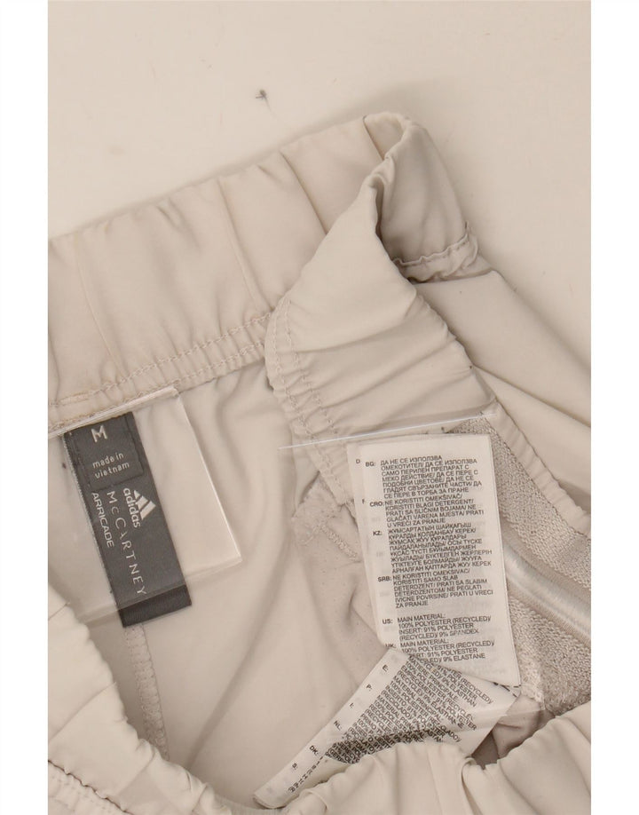 ADIDAS Womens Sport Shorts UK 12 Medium  White Polyester Vintage Adidas and Second-Hand Adidas from Messina Hembry 
