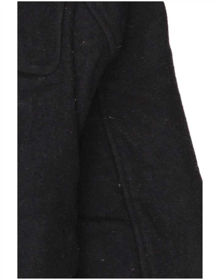 Farah Duffle Jacket à capuche pour homme UK 38 Bleu marine moyen Laine