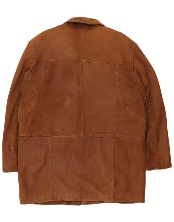Maddox Veste en cuir pour homme IT 54 2XL Marron