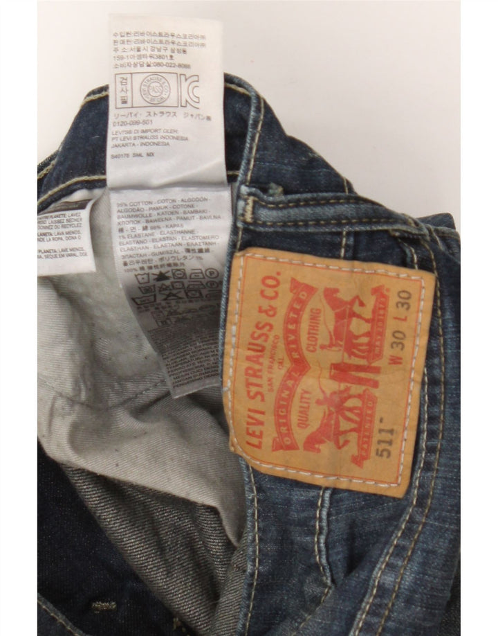 Levi's Jean Slim 511 Homme Bleu W30 L30 Coton