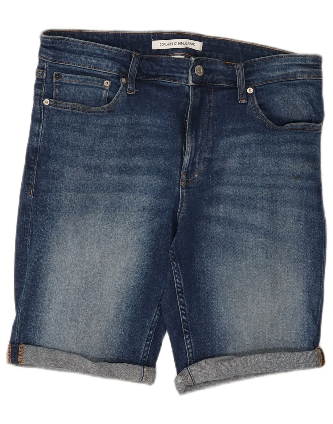 Calvin Klein Short en jean W32 pour homme en coton bleu moyen