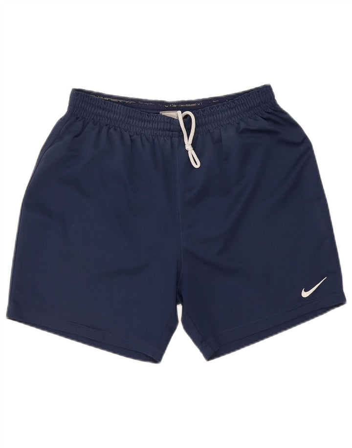 NIKE Short de sport pour homme en polyester bleu marine moyen