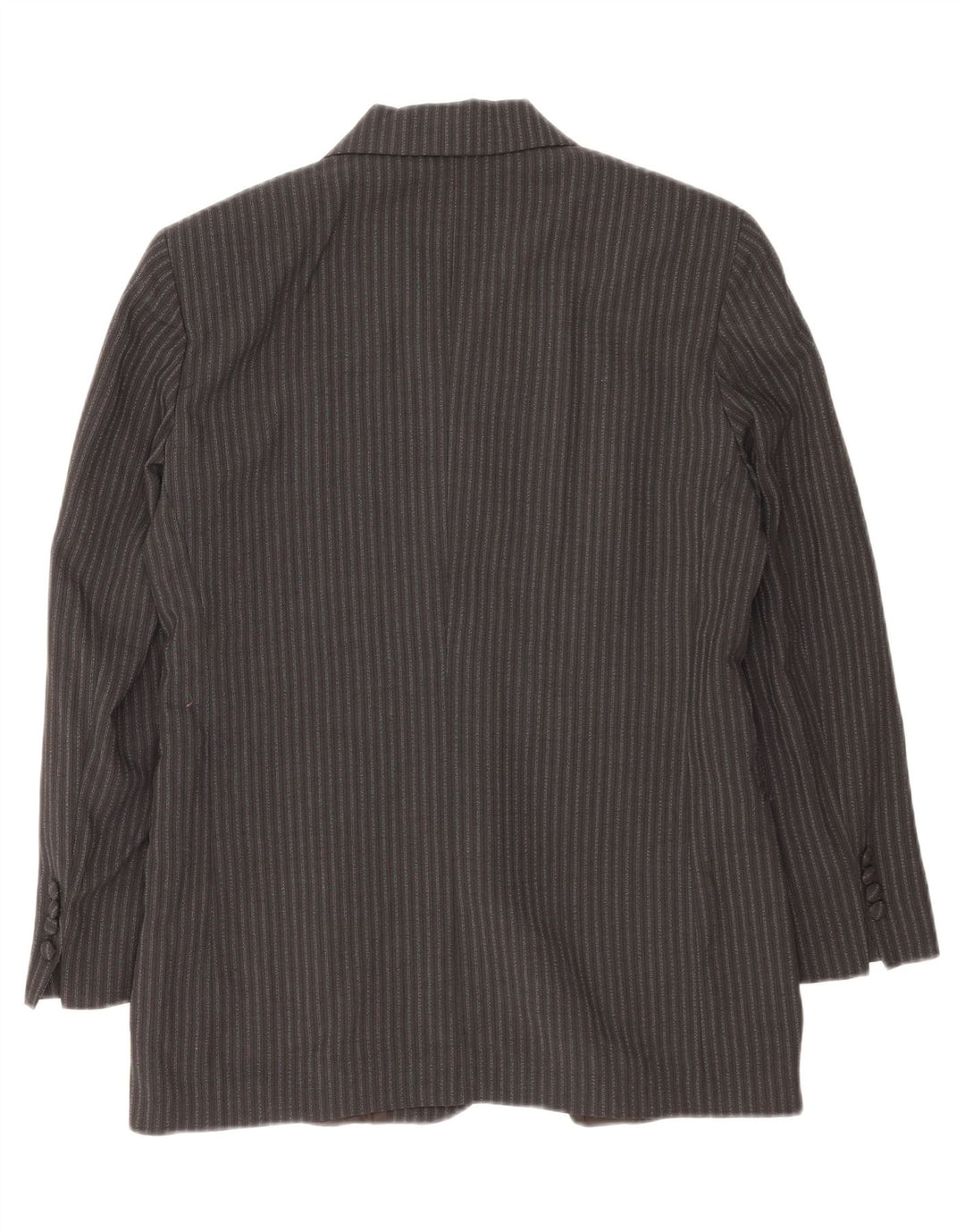 Swish Veste Blazer Femme IT 46 Grande Laine À Rayures Noires