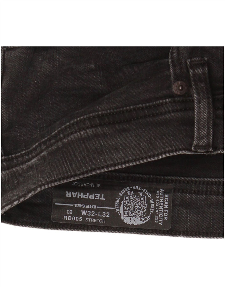 Diesel Jean Tepphar Carrot Slim Homme W32 L32 Noir
