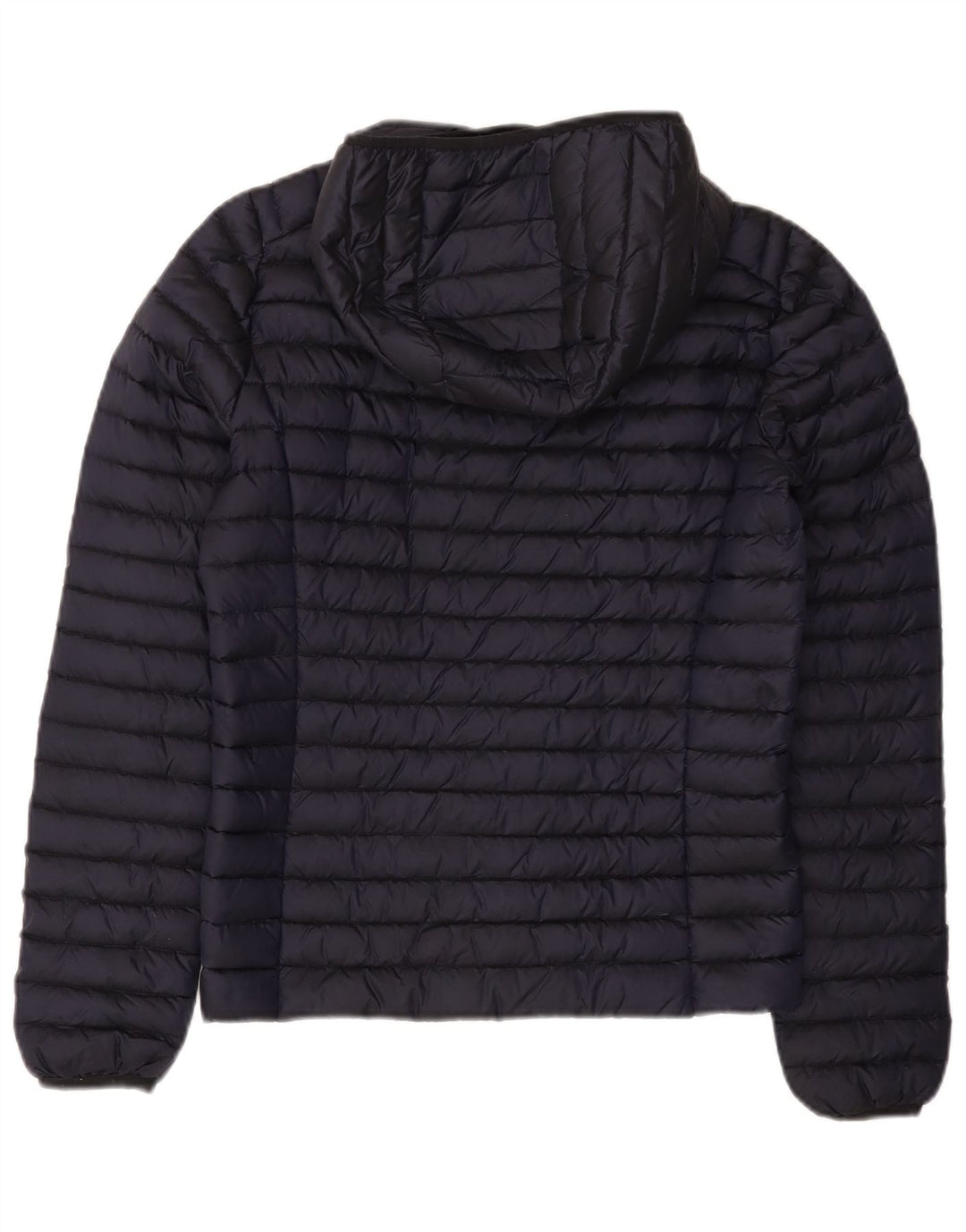 SUPERDRY Veste matelassée à capuche pour femme UK 8 Small Bleu Marine Nylon