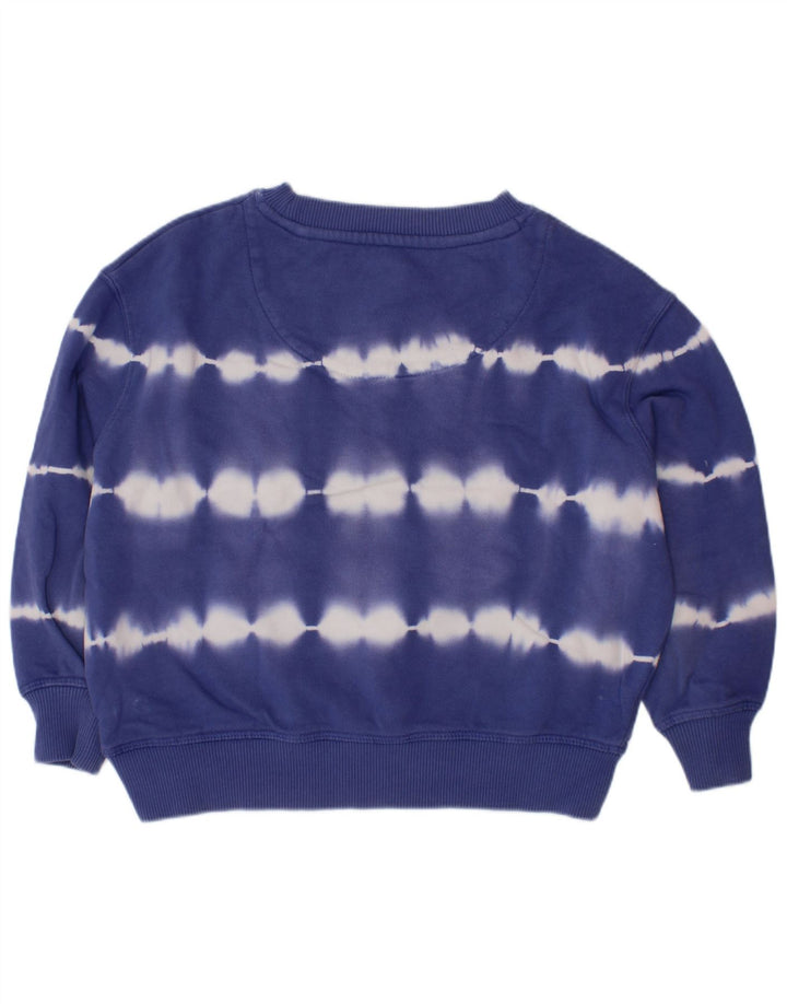 BODEN Sweat-shirt fille 4-5 ans en coton bleu tie-dye