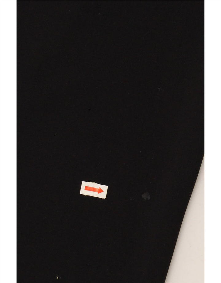 OASIS Pantalon de survêtement à jambe large pour femme Large W32 L28 Noir Polyamide