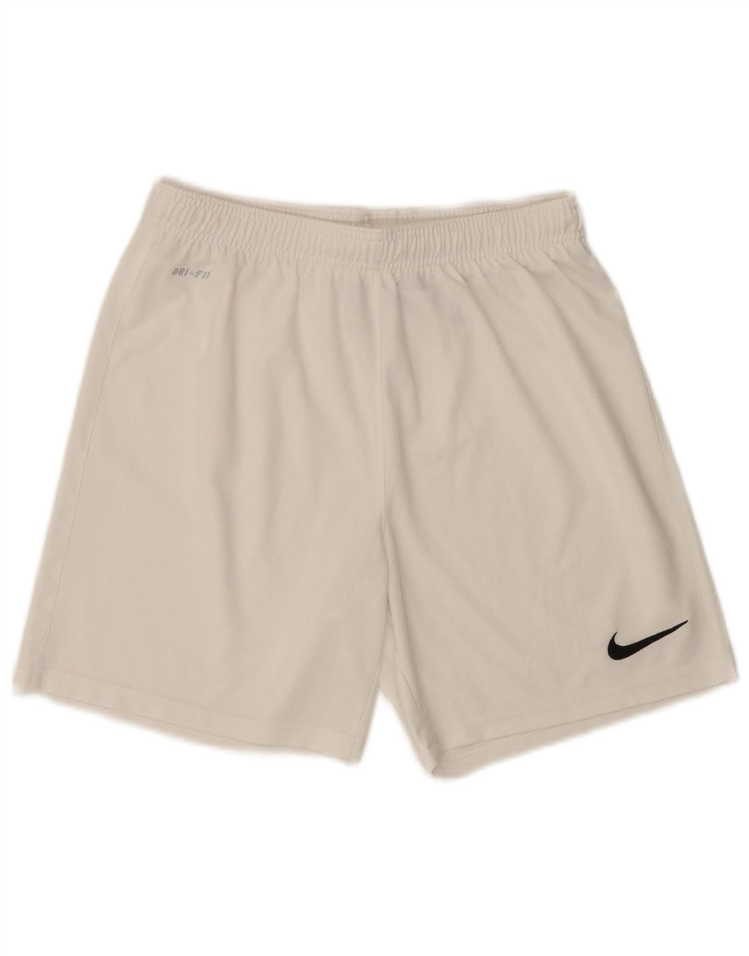 Short de sport Nike Dri Fit pour hommes, petit, blanc, polyester