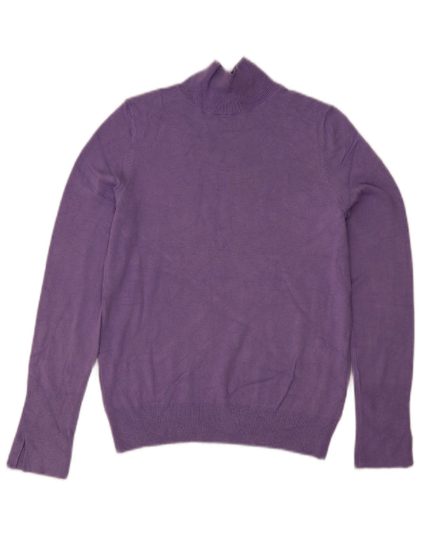 Zara Pull col roulé pour femme UK 10 Small Violet