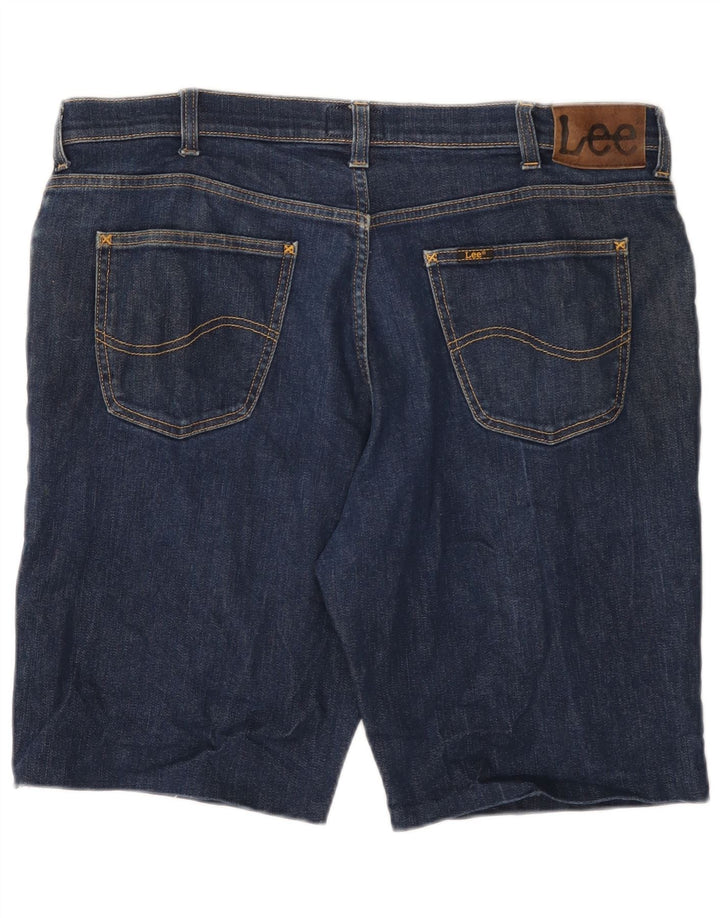 LEE Short en Jean Brooklyn W40 XL Homme Bleu Marine Coton