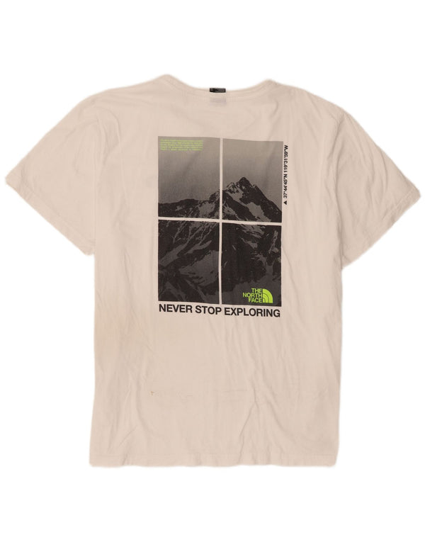 The North Face T-Shirt graphique pour hommes, haut 2XL en coton blanc