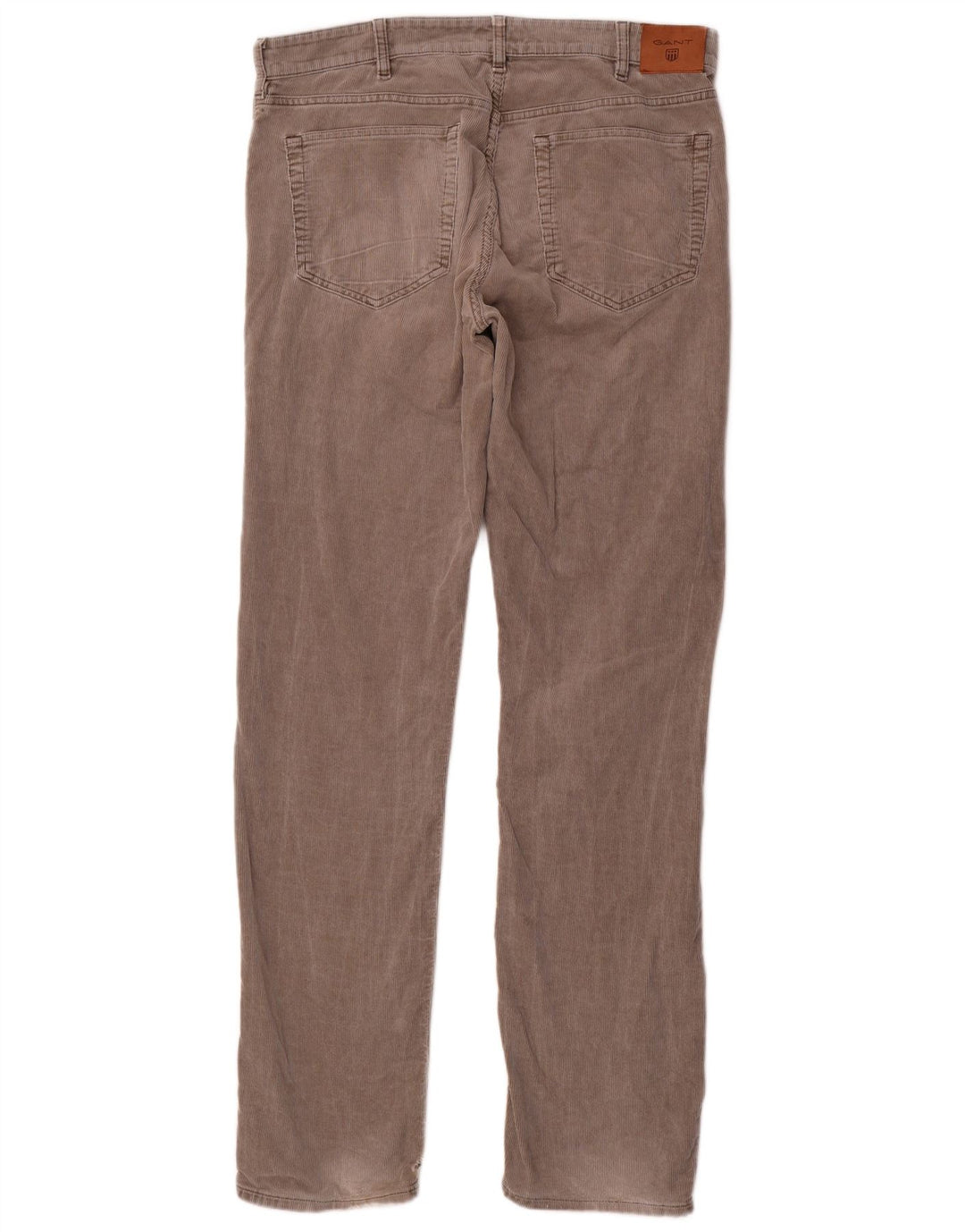 GANT Pantalon slim en velours côtelé pour homme W34 L36 Gris Coton