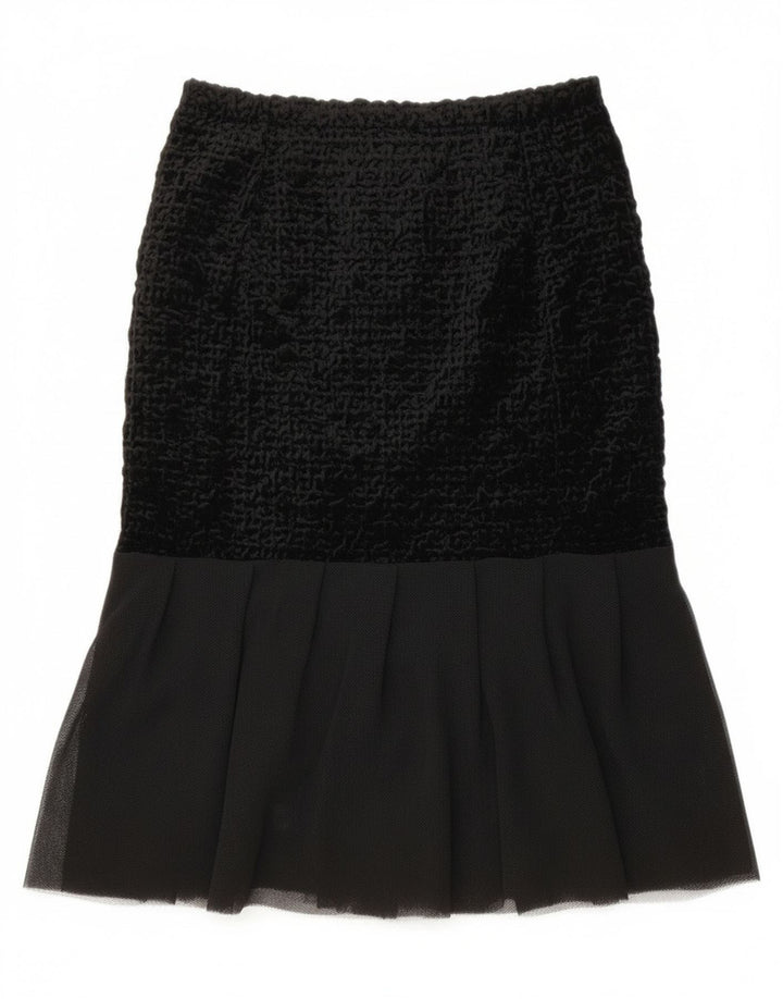 jupe tulipe femme vintage W28 Noir Moyen
