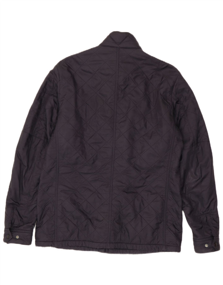 Barbour Veste matelassée pour homme UK 40 Large Bleu Marine Polyamide