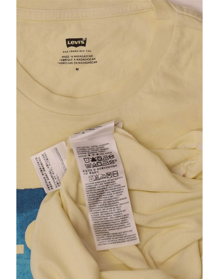 Levi's Tee-Shirt Graphique Homme Jaune Moyen Coton
